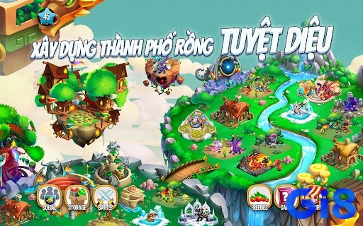 Tham gia vào game Dragon City để có thể xây dựng thành phố rồng cho riêng mình thôi nào