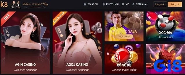 Nhà cái K8 cung cấp dịch vụ đánh đề online với hai sảnh chơi