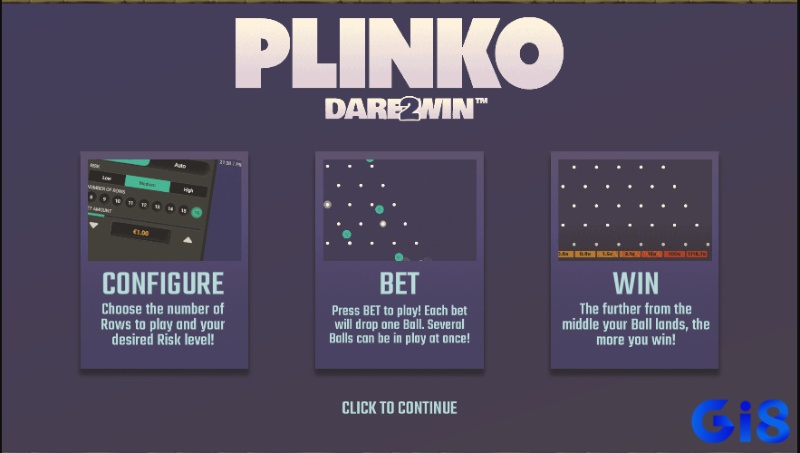 Plinko slot lấy cảm hứng từ trò chơi cổ điển cùng tên với mô hình chơi dạng kim tự tháp