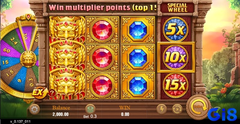 Fortune Gems 2 slot có giao diện khá giống với bản đầu tiên Fortune Gems