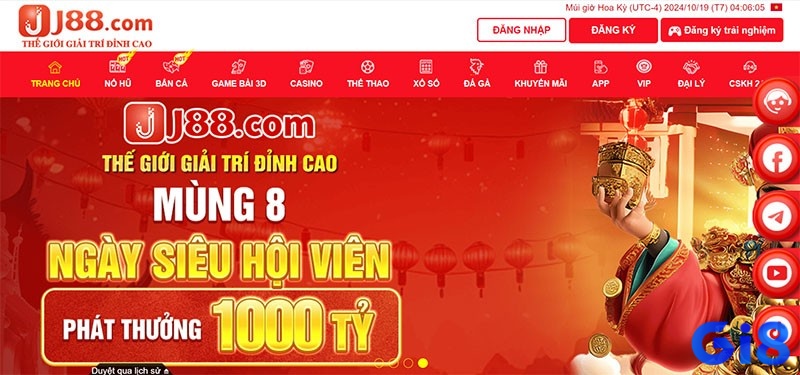 J88 là một thương hiệu nhà cái trực tuyến uy tín hàng đầu khu vực Châu Á hiện nay