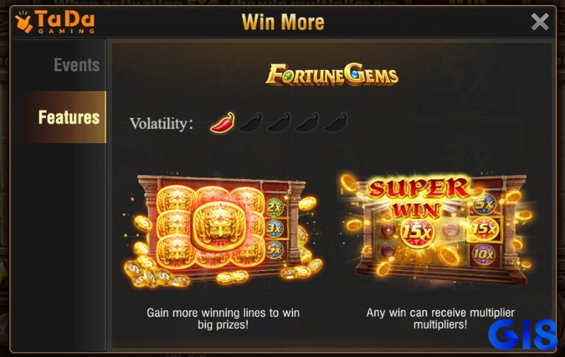 Fortune Gems có cách chơi đơn giản nhưng thú vị